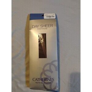 Catherine's Day Sheer Pantyhose Size A  Coffee New